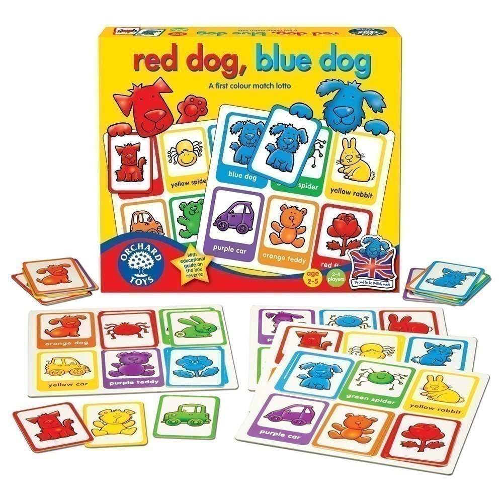 Orchard Toys - Red Dog Blue Dog Game