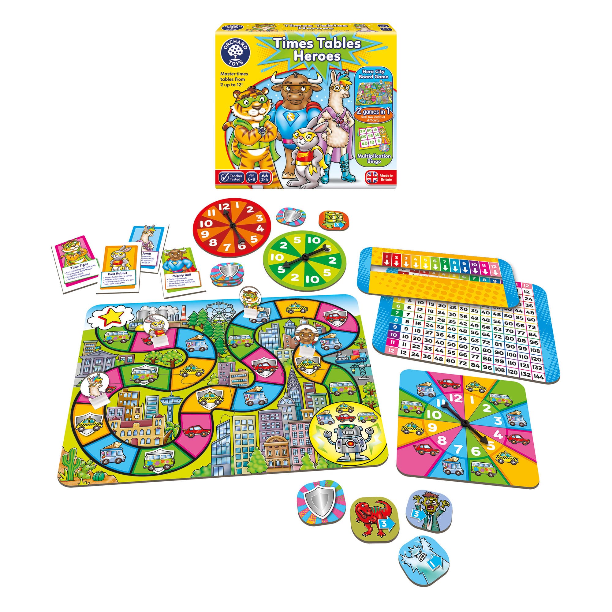 Orchard Toys - Times Table Heroes