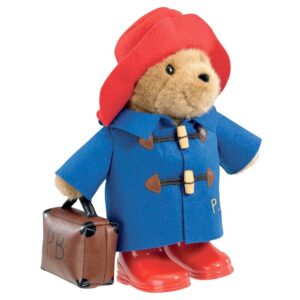 Paddington Bear with Boots & Brown Case - Classic 34cm