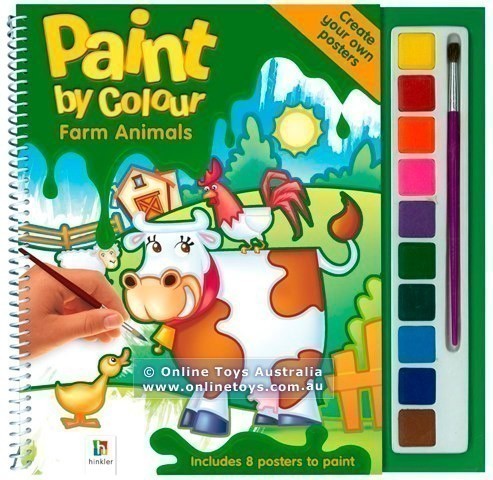 Paint by Colour - Farm Animals