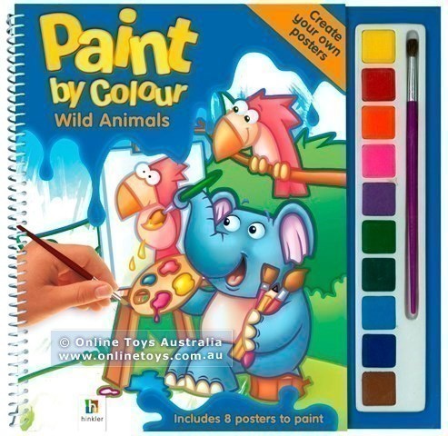 Paint by Colour - Wild Animals