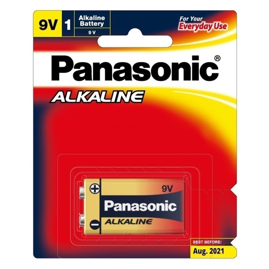 Panasonic - Alkaline Battery Pack - 1 X 9V