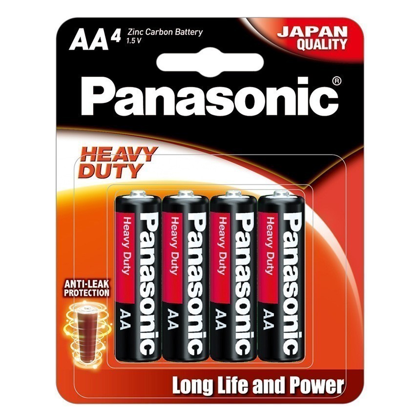Panasonic - Heavy Duty Battery Pack - 4 X AA