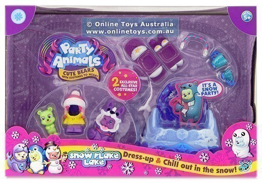 Party Animals Themed Playset - Snow Flake Lake