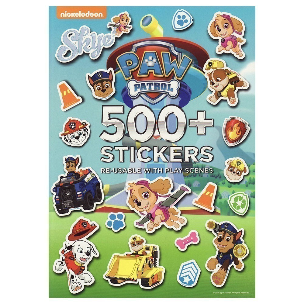Paw Patrol - 500+ Stickers & Activities Pad