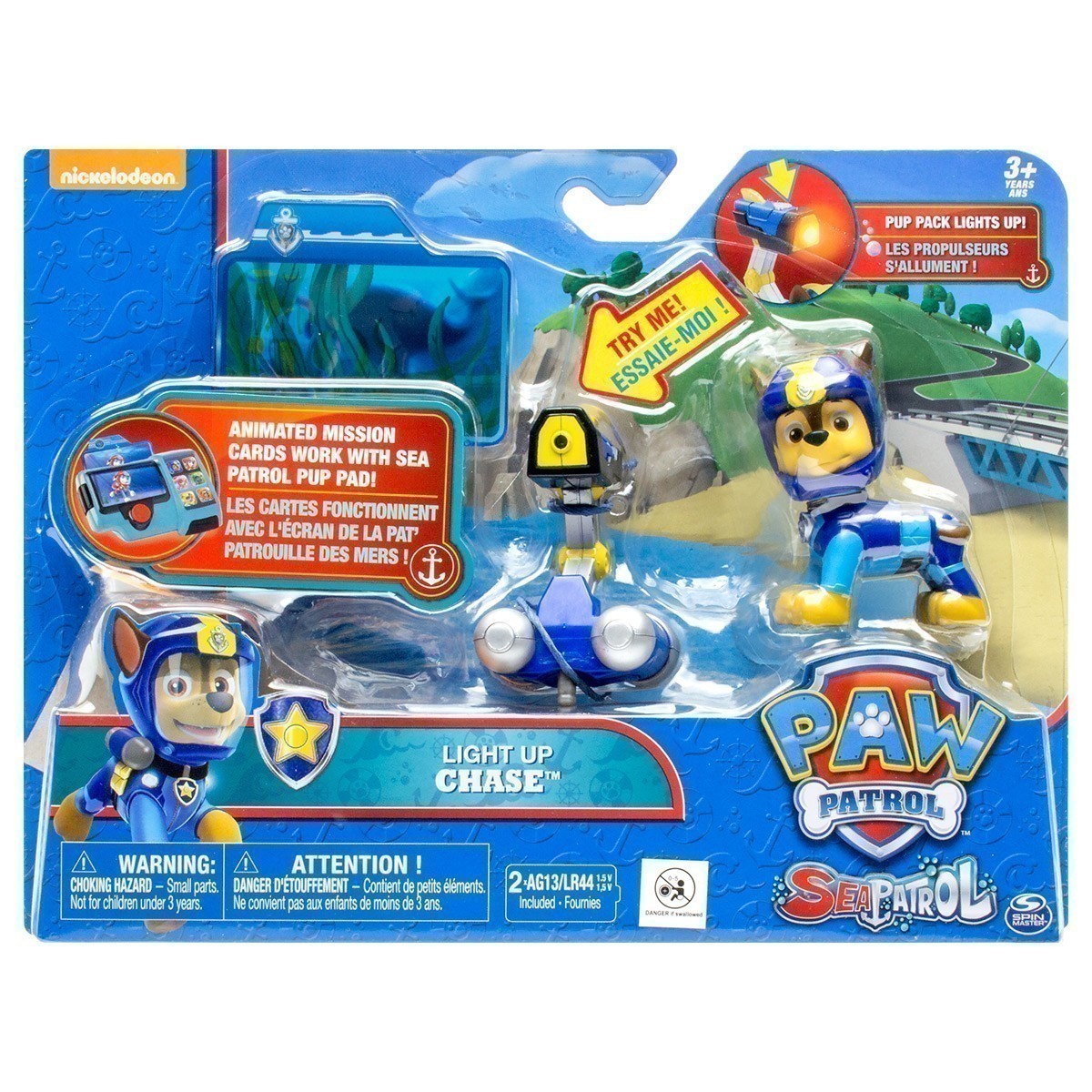 Paw Patrol - Sea Patrol Deluxe Figure - Light Up Chase