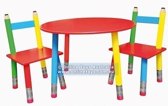 Pencil Furniture - Table and Chairs