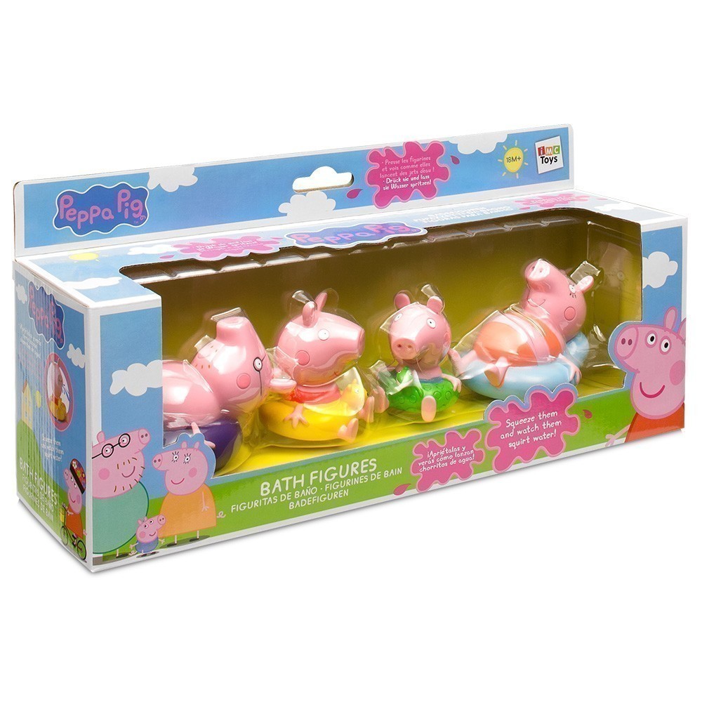 Peppa Pig - Bath Figures - 4 Pack