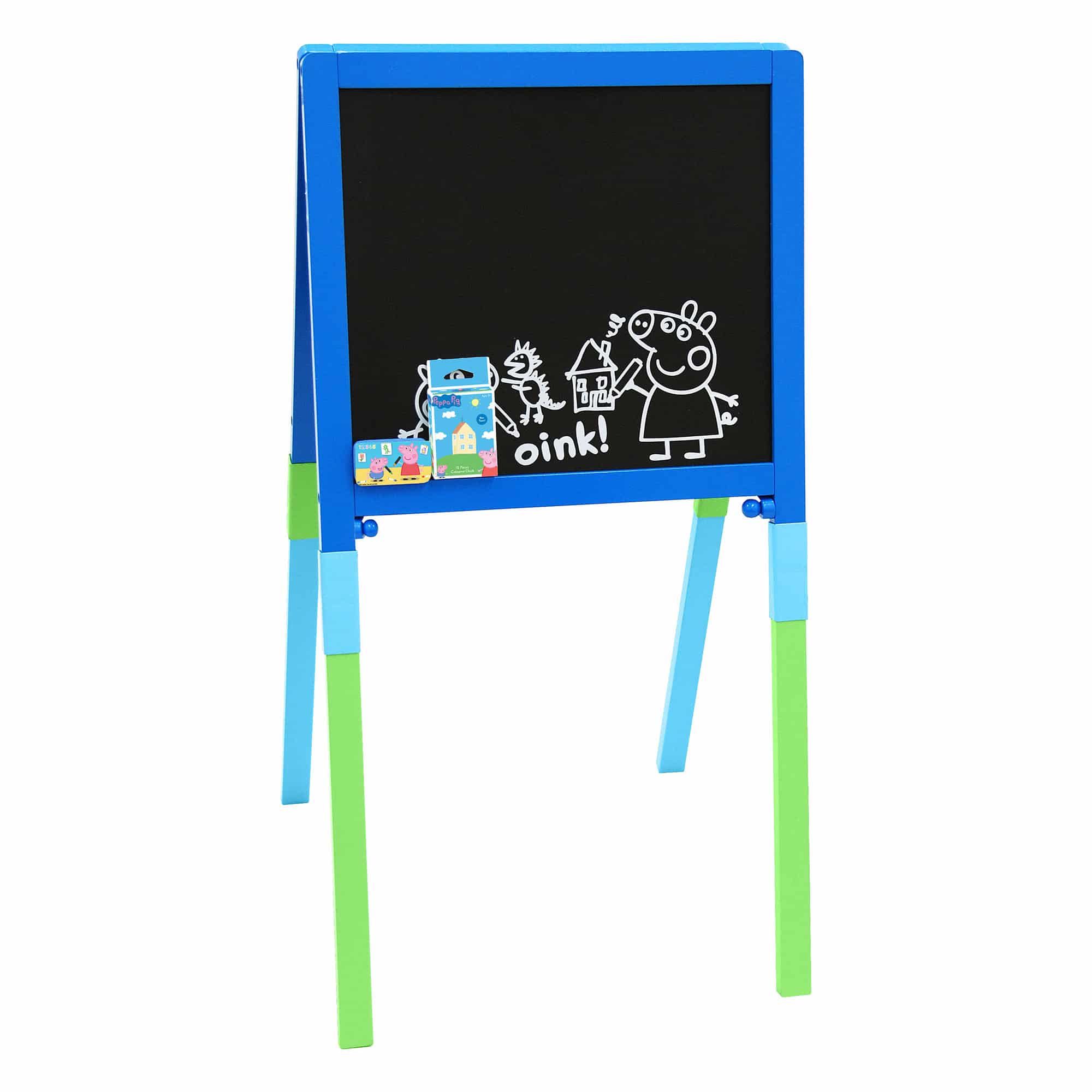 Peppa Pig - Chalkboard & Whiteboard Easel with Detachable Legs