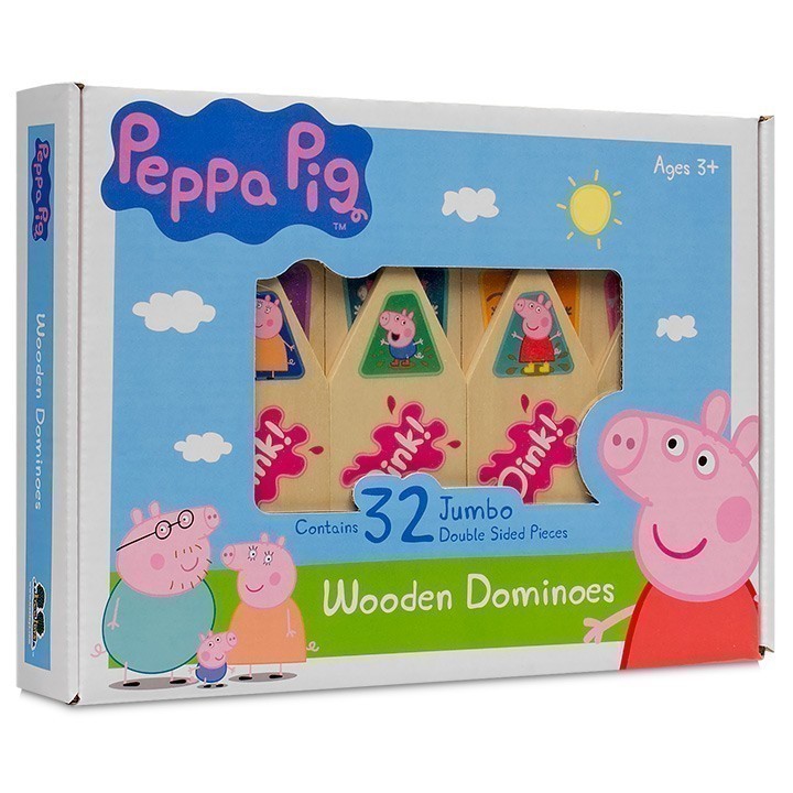 Peppa Pig - Jumbo Wooden Dominoes