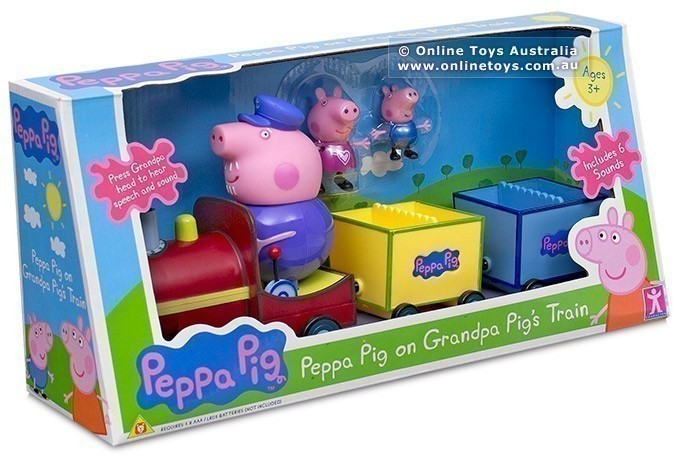 Peppa Pig - Peppa Pig on Grandpas Pig's Train