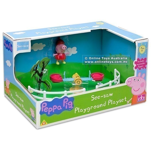 Peppa Pig - Playground Playset - See-Saw