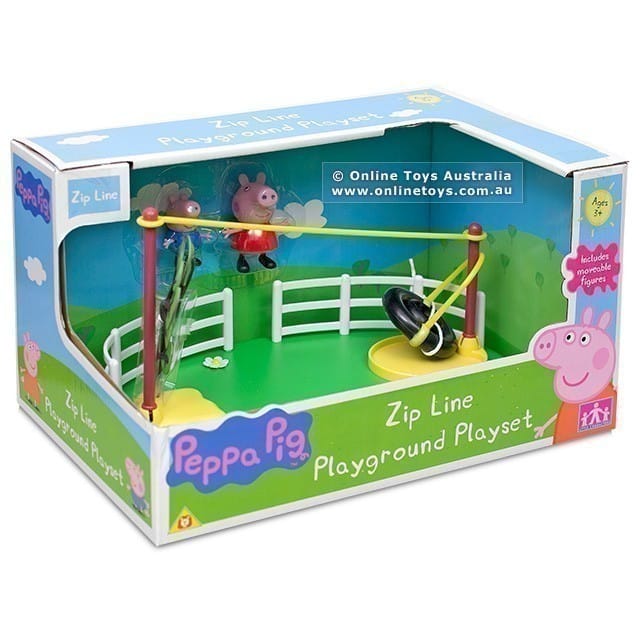Peppa Pig - Playground Playset - Zipline