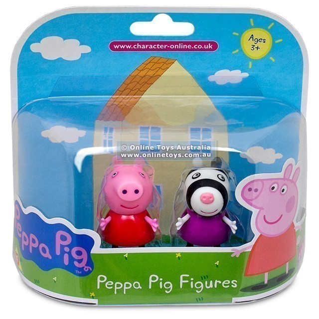 Peppa Pig - Twin Figure Pack - Peppa Pig & Zoe Zebra