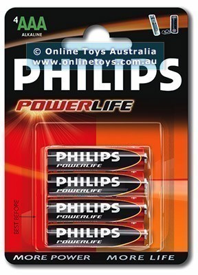 Philips PowerLife Alkaline Battery - 4 X AAA