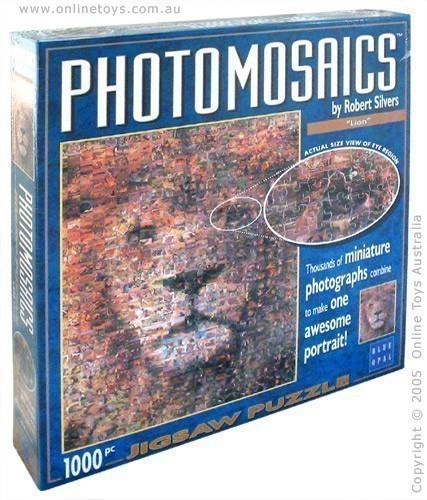 Photomosaics - Lion - 1,000 Piece Jigsaw Puzzle
