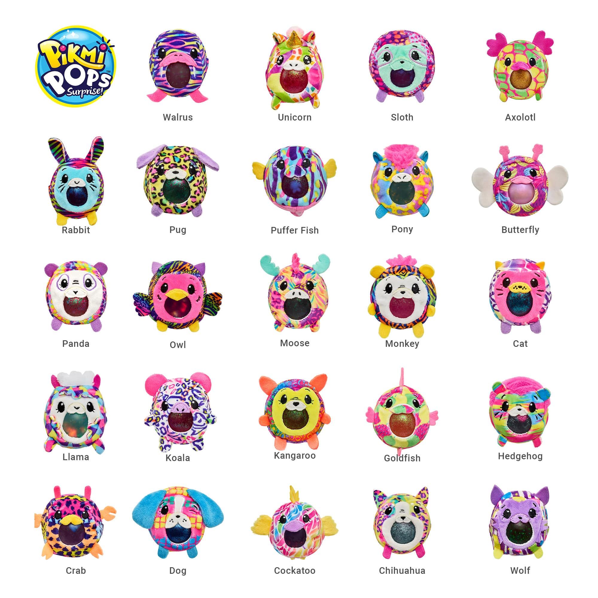 Pikmi Pops Surprise Bubble Drops Neon Wild Series Online Toys Australia