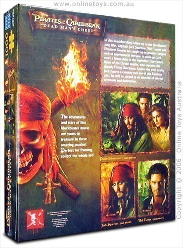 Pirates Of The Caribbean - Dead Mans Chest 1000pcs Jigsaw - Back