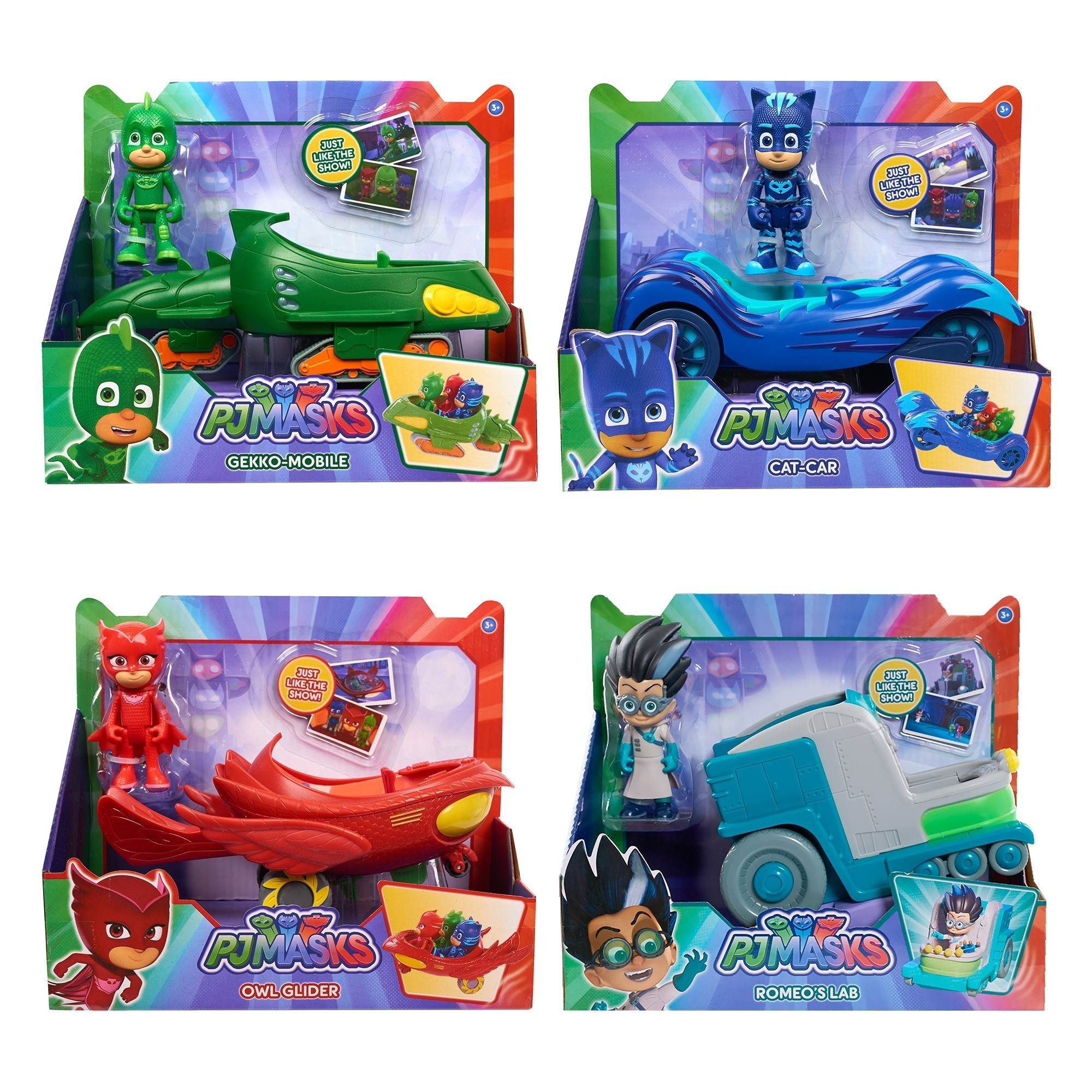 PJ Masks - Vehicle & Figure Assortment