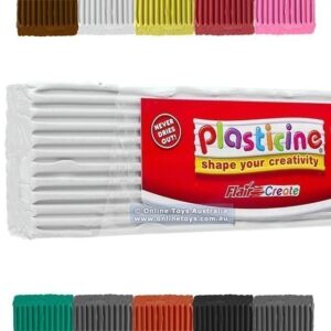 Plasticine 500g Block - White