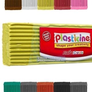 Plasticine 500g Block - Yellow
