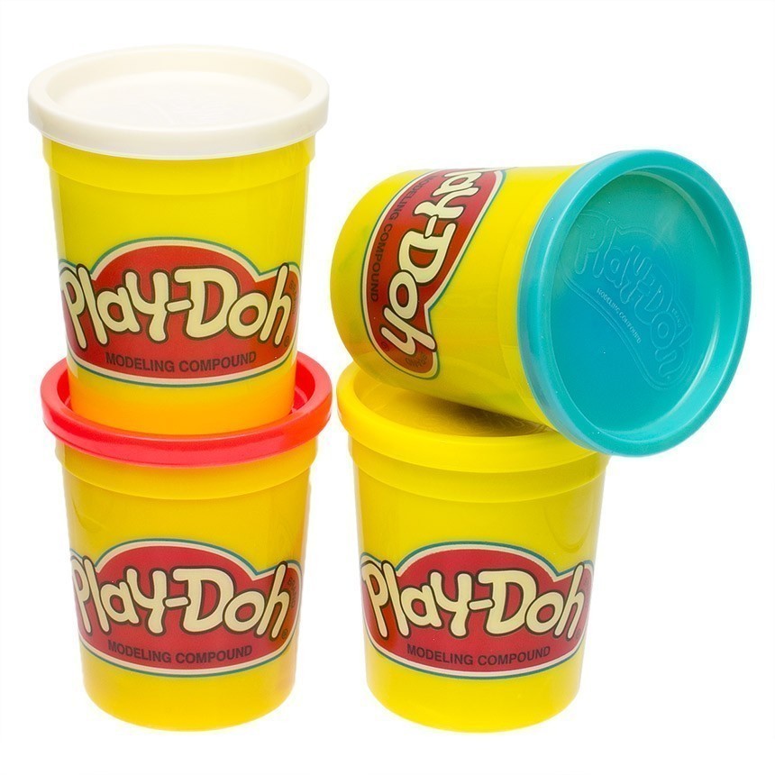 Play-Doh - 4-Tub Pack of Primary Colours