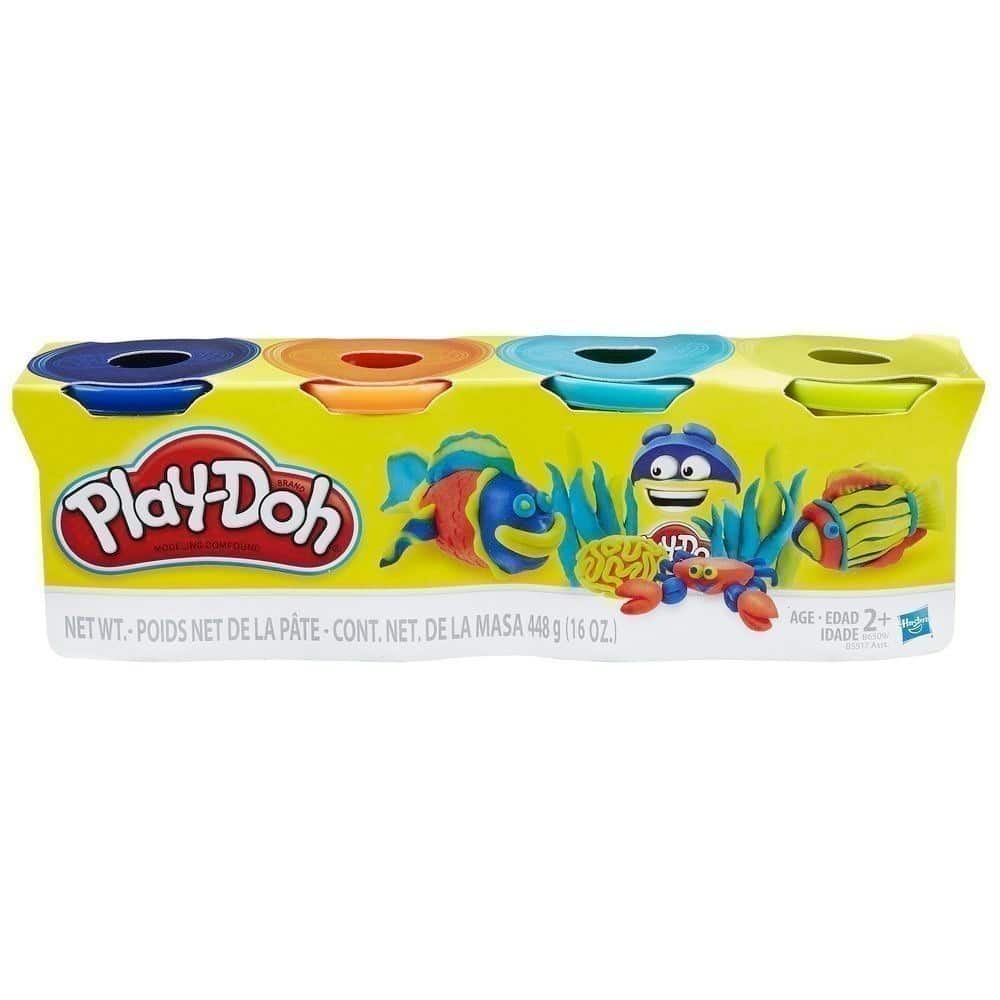 Play-Doh Bright Colours - 4-Tub Pack