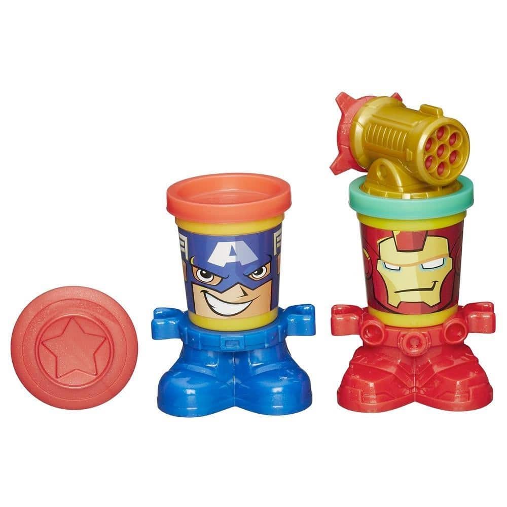 Play-Doh - Can-Heads - Marvel Captain America & Iron Man