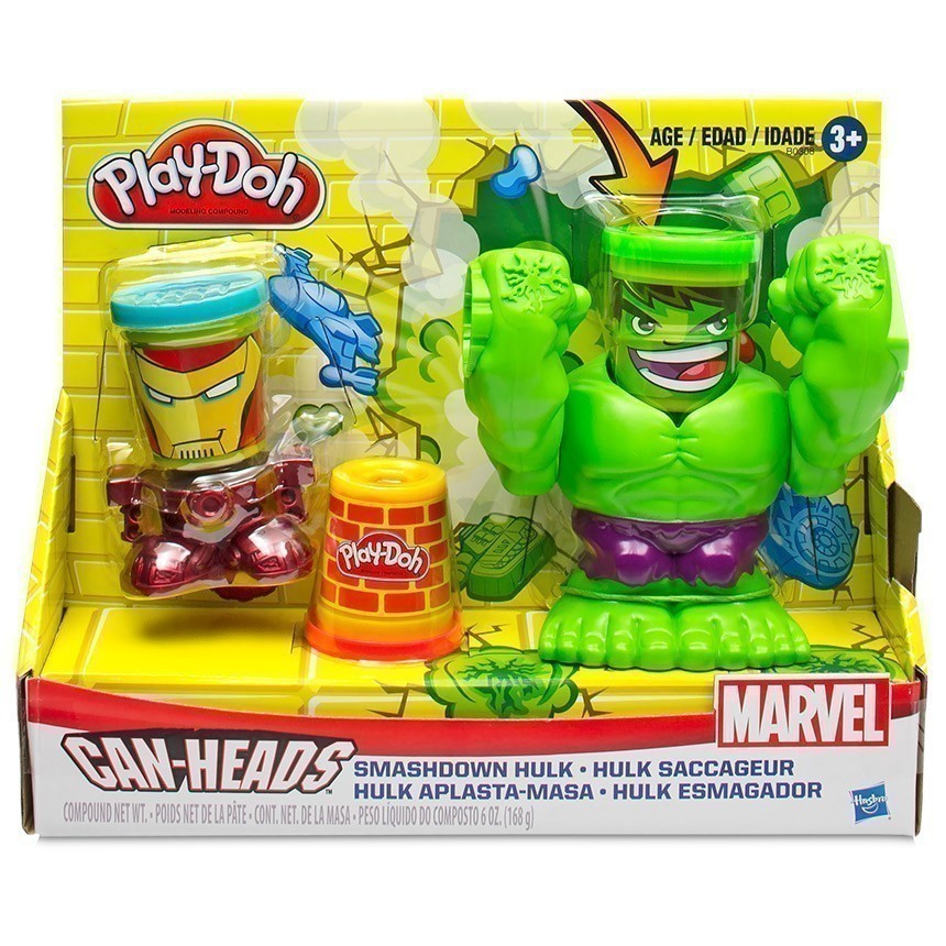 Play-Doh - Can-Heads - Smashdown Hulk