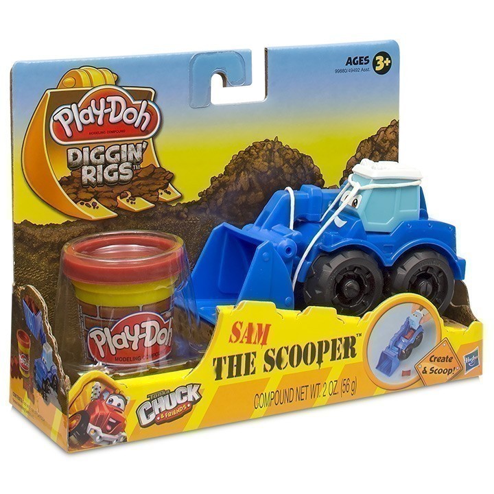 Play-Doh - Diggin Rigs - Sam The Scooper