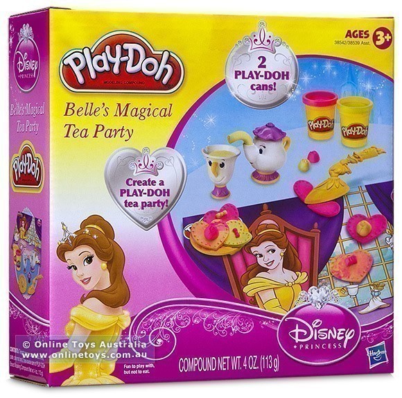 PlayDoh Disney Princess Belle's Magical Tea Party Online Toys