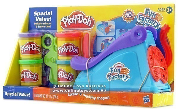 Play-Doh Fun Factory - Spin n Store Special Value Pack