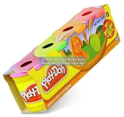 Play-Doh Neon Colours - 4-Tub Pack