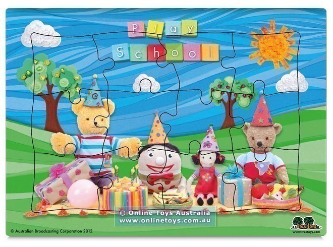 Play School - 12 Piece Frame Tray Puzzle - Outdoor Celebration