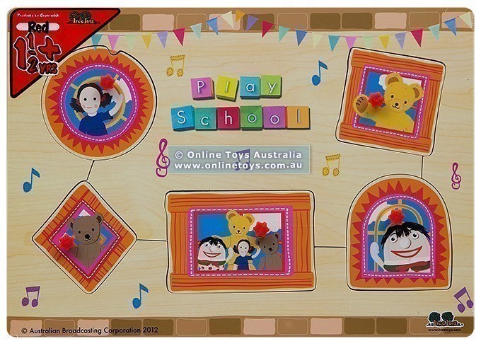 Play School - 5 Piece Peg Puzzle - Daytime