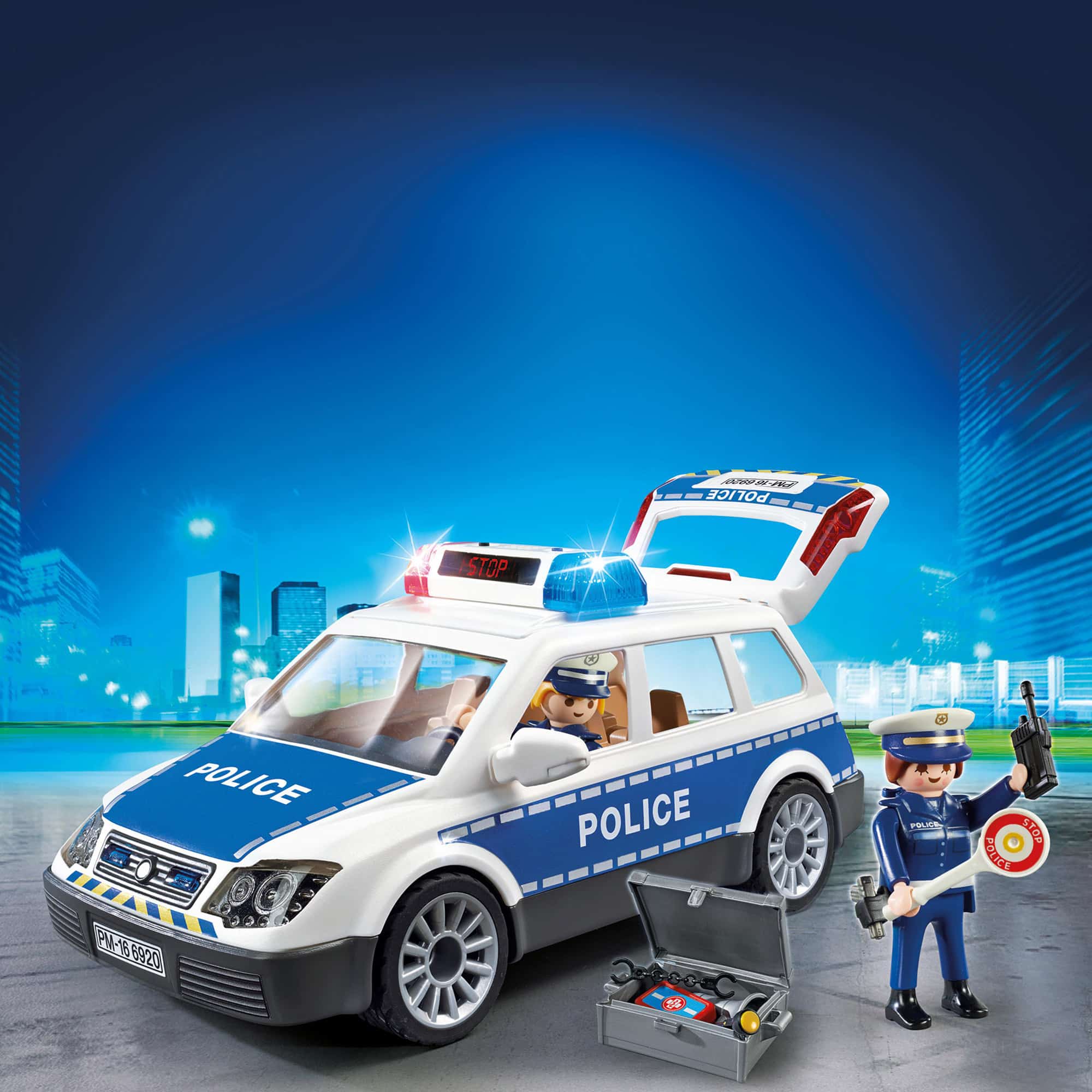Playmobil - City Action - Police Car with Lights & Sounds