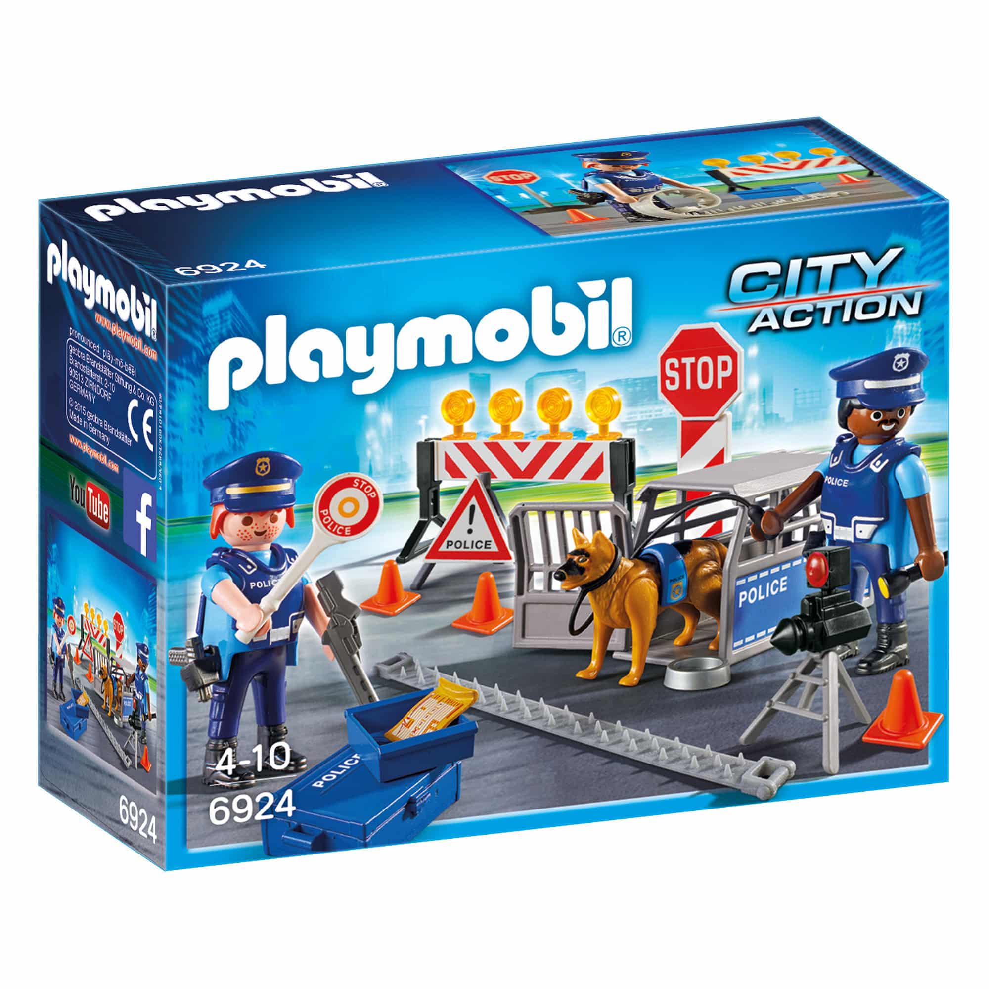Playmobil - City Action - Police Roadblock