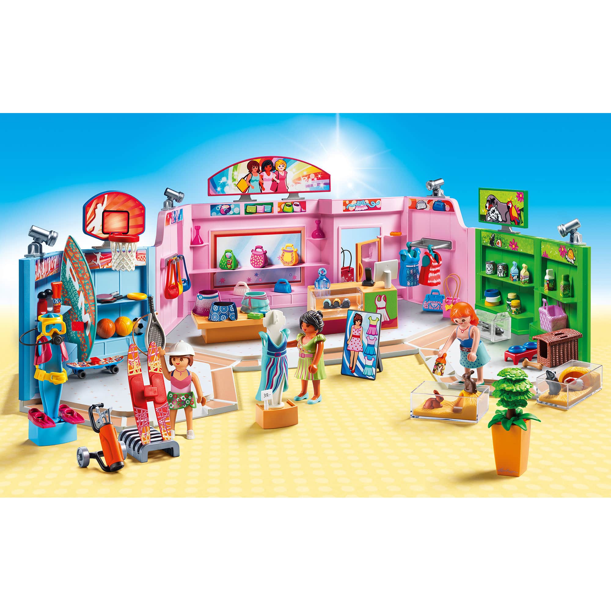 Playmobil - City Life - Shopping Plaza 9078
