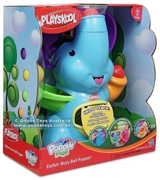 Playskool - Poppin Park Elefun Busy Ball Popper