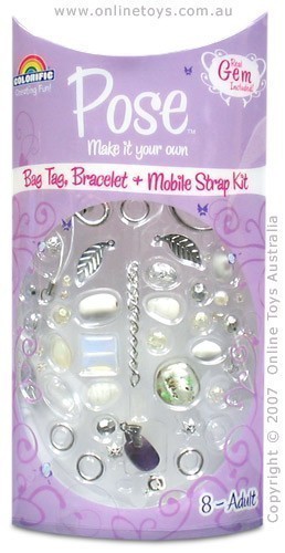 Pose - Bag Tag, Bracelet and Mobile Strap Kit - Neutral