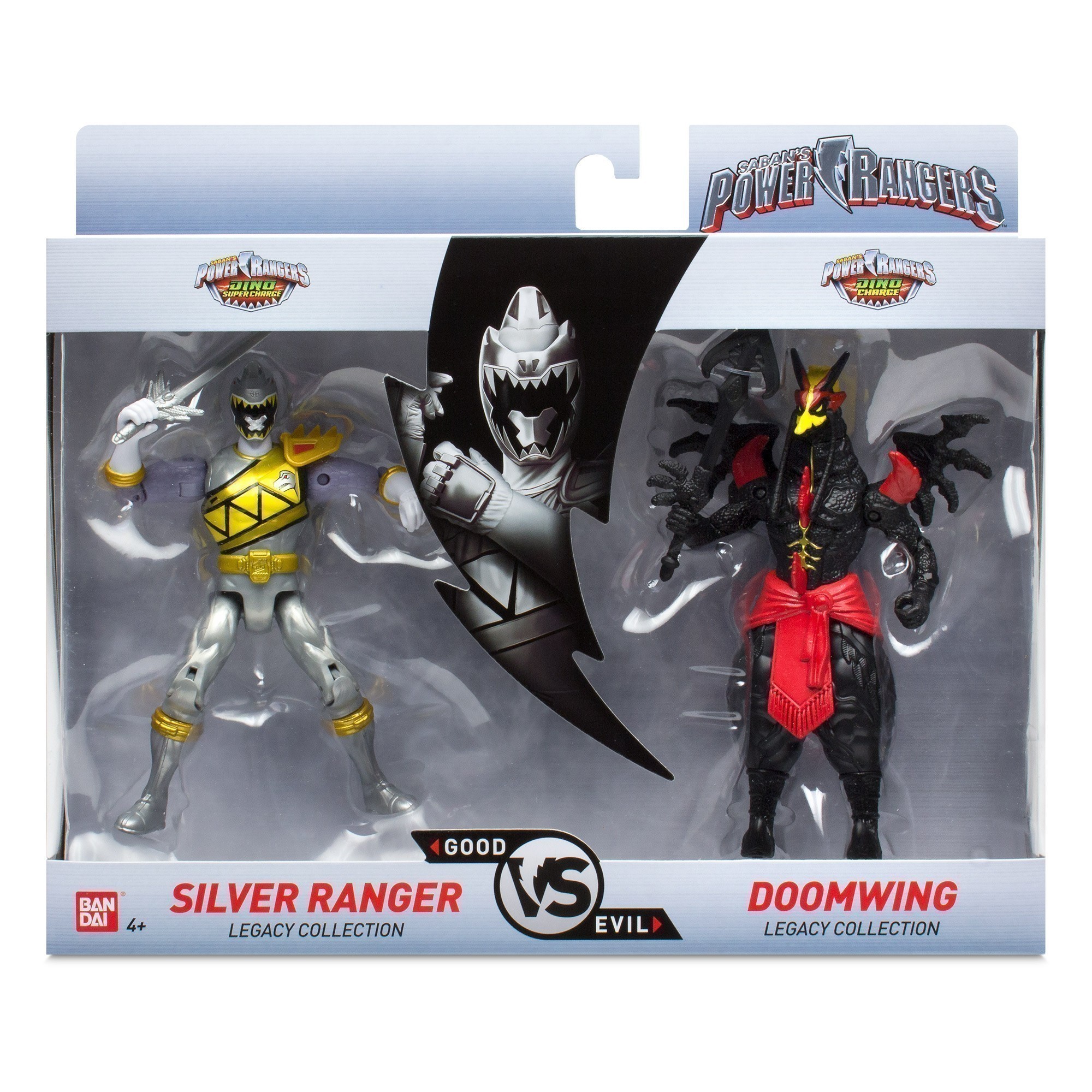 Power Rangers - Legacy Collection - Silver Ranger Vs Doomwing