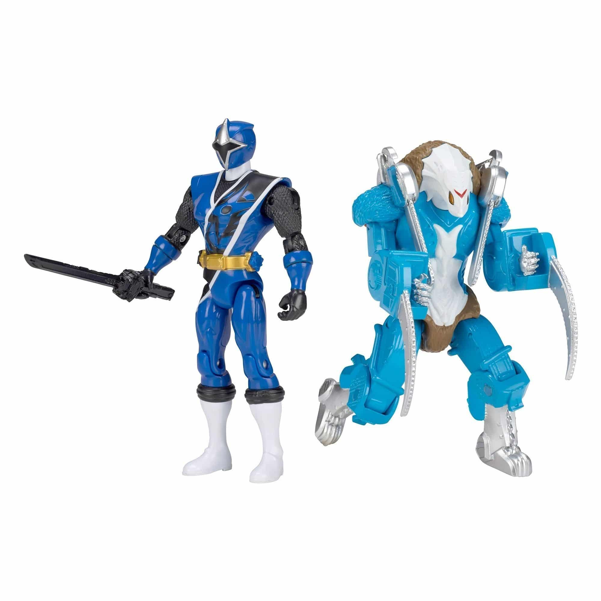 Power Rangers - Ninja Steel - Blue Ranger Vs Ripperrat