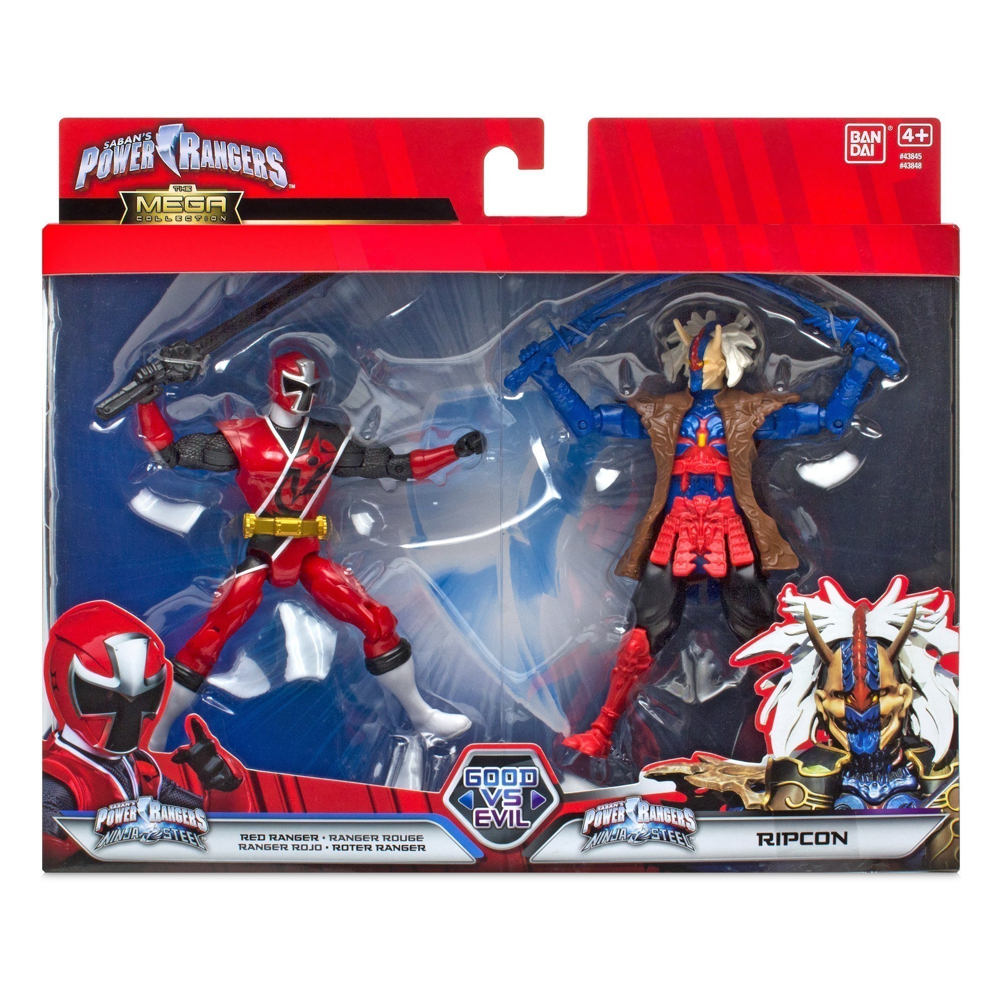 Power Rangers - Ninja Steel - Red Ranger Vs Ripcon