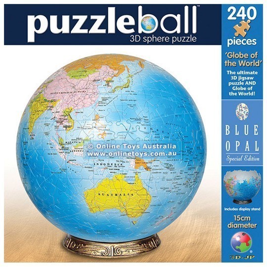 Puzzleball - Globe of the World - 240 Piece Jigsaw Puzzle