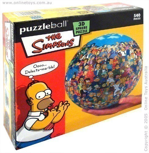 Puzzleball - The Simpsons - 540 Piece Jigsaw Puzzle