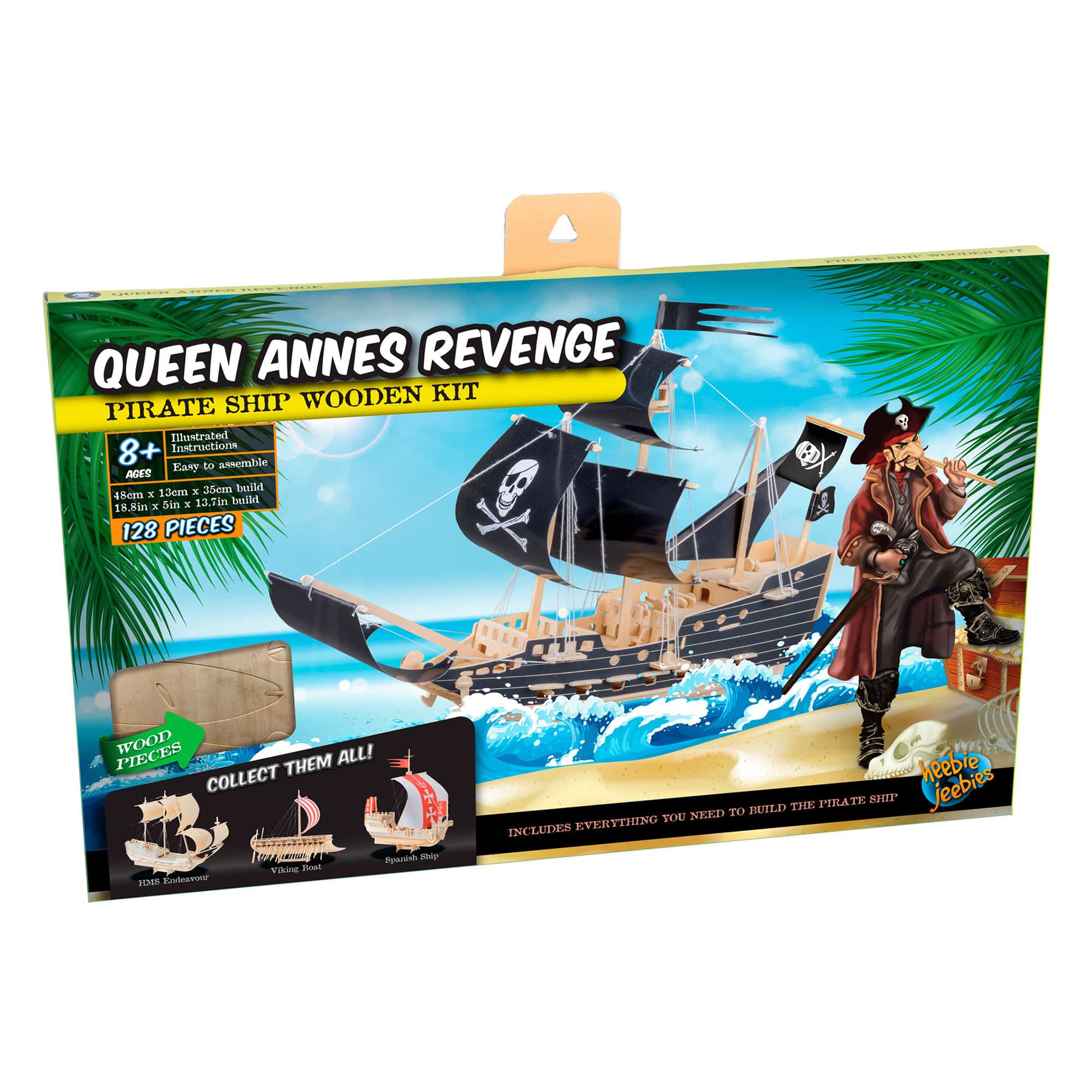 Queen Anne's Revenge - Pirate Ship Wooden Kit