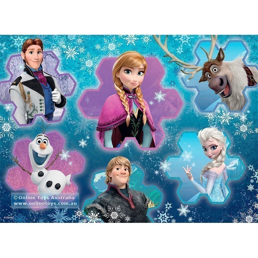 Ravensburger - 300 XXL Piece Puzzle - Disney Frozen Cool Collage