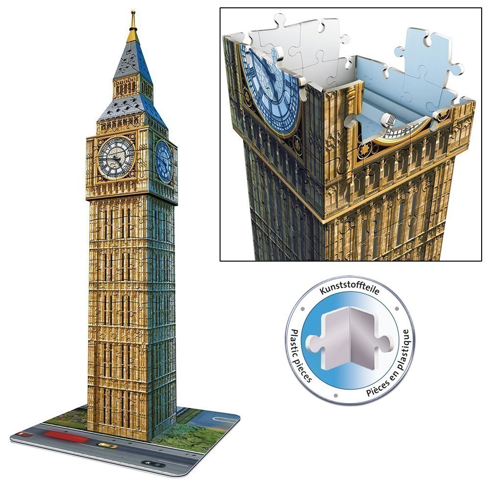 Ravensburger - 3D Puzzle - Big Ben 216 Puzzle Pieces