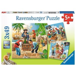 Ravensburger - Adventure On The High Seas - 3 X 49 Piece Puzzle