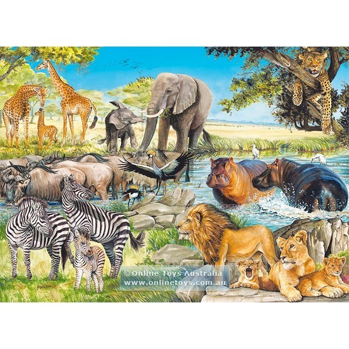 Ravensburger - African Afternoon - 100 XXL Pieces